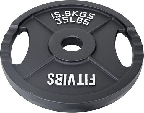 Signature Fitness Cast Iron Plate Weight Plate for Strength Training and Weightlifting, Standard or Olympic, Multiple Sizes in Saudi Arabia