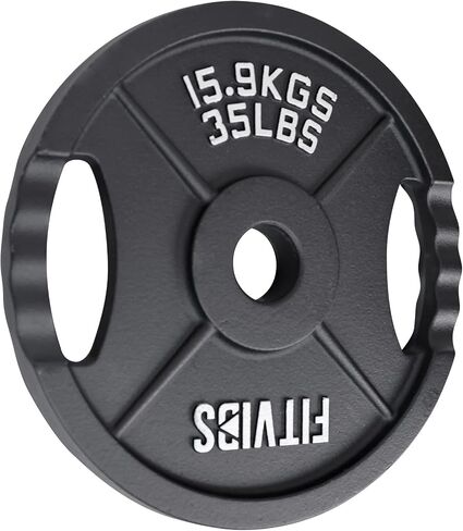 Signature Fitness Cast Iron Plate Weight Plate for Strength Training and Weightlifting, Standard or Olympic, Multiple Sizes in Saudi Arabia