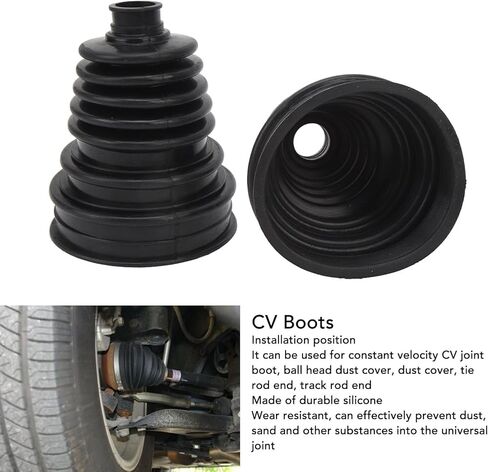 2pcs CV Joint Boot Kit, KIMISS Small Shaft Universal CV Boot Silicone Constant Velocity Joint Boot Set Highly Flexible CV Boots Kit for Cars in Saudi Arabia