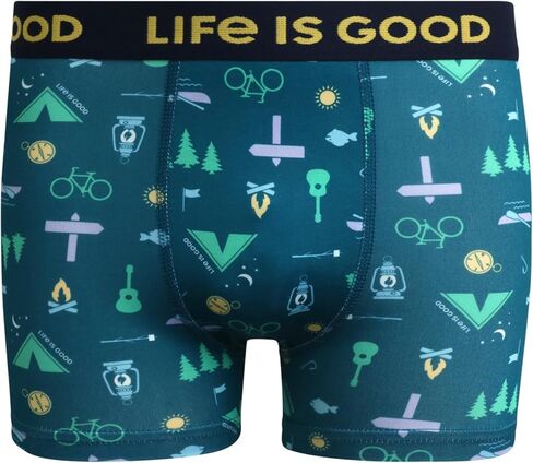 Life is Good Boys' Underwear - 4 Pack Super Soft Boxer Briefs (6-18) in Saudi Arabia