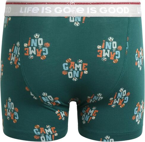Life is Good Boys' Underwear - 3 Pack Casual Stretch Boxer Briefs (6-18) in Saudi Arabia
