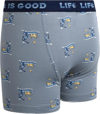 Life is Good Boys' Underwear - 3 Pack Casual Stretch Boxer Briefs (6-18) in Saudi Arabia