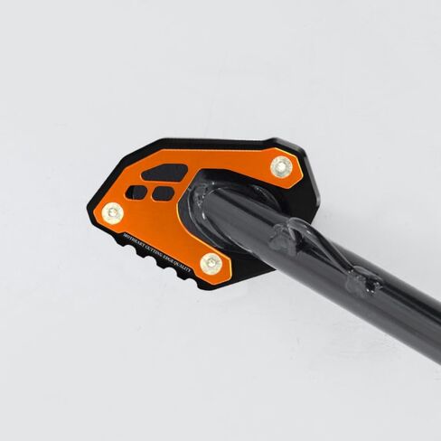 MotHeart Kickstand Pad For K.TM 690 ENDURO/R/SMC R 890 SMT 390/790/890/1050/1090/1190 Adventure R 1290 Super Adventure R/T/S For H.usqvarna 701 Enduro/Supermoto/LR Norden 901 Expedition (Orange&Black) in Saudi Arabia