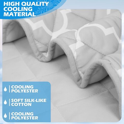 EXPAWLORER Dog Cooling Blanket - Washable Dog Cooling Throw Blanket,Soft Lightweight Dog Cooling Mat for Bed Cover, Extra Large Summer Soft Pet Pad for Large Dogs Puppy Cat in Kuwait