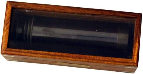 Captains' Telescope Blackened Finish Fully Extended 15" | Nautical Spyglass Antique Mounted Solid Brass 15 Inch Pirate Telescope with Wooden Box | Functional Telescope | Kid's Telescope in Saudi Arabia