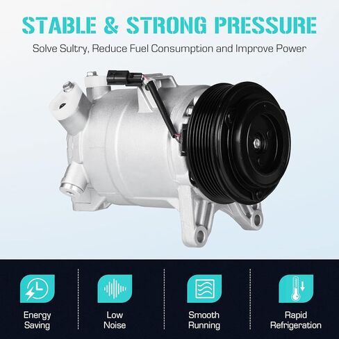 ضاغط تيار متردد مع قابض يناسب نيسان ماكسيما 3.5 لتر 2009-2014، مورانو 3.5 لتر 2009-2014، كويست 3.5 لتر 2011-2017، باثفايندر 3.5 لتر 2013-2016، 10000652 in Kuwait