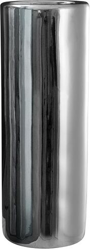 Oriental Furniture 24" Pure Silver Porcelain Umbrella Stand in Saudi Arabia