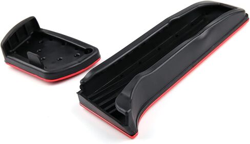 Spotrim لسيارة Toyota Camry 2018-2024 غطاء دواسة فرامل ناقل الحركة الأوتوماتيكي بدون مثقاب وسادة مضادة للانزلاق لسيارة Toyota RAV4 2020-2024، Highlander 2022 2023 2024، Sienna Venza 2021-2023 (أحمر) in Kuwait