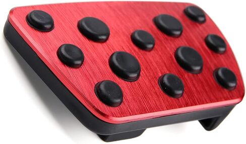 Spotrim لسيارة Toyota Camry 2018-2024 غطاء دواسة فرامل ناقل الحركة الأوتوماتيكي بدون مثقاب وسادة مضادة للانزلاق لسيارة Toyota RAV4 2020-2024، Highlander 2022 2023 2024، Sienna Venza 2021-2023 (أحمر) in Kuwait