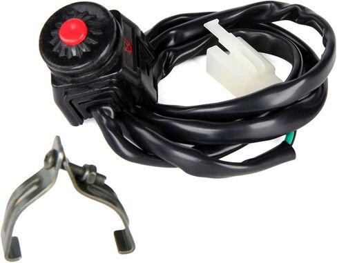 SUNQIAO 7/8" Dirt Bike Throttle Handle Grips, 50cc 110 125 150 Pit Bike (Throttle + Cable + Clutch Lever + Brake Lever + Switch + Grips) for 22mm Handle Bar in Kuwait