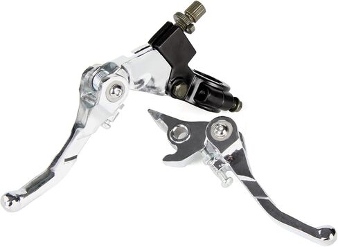 SUNQIAO 7/8" Dirt Bike Throttle Handle Grips, 50cc 110 125 150 Pit Bike (Throttle + Cable + Clutch Lever + Brake Lever + Switch + Grips) for 22mm Handle Bar in Kuwait