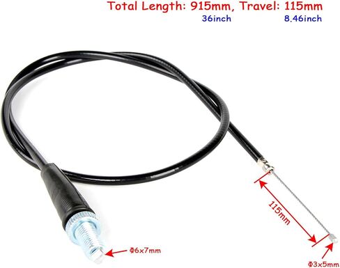 SUNQIAO 7/8" Dirt Bike Throttle Handle Grips, 50cc 110 125 150 Pit Bike (Throttle + Cable + Clutch Lever + Brake Lever + Switch + Grips) for 22mm Handle Bar in Kuwait