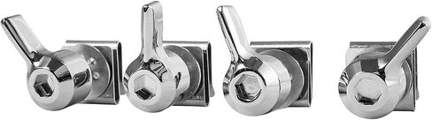 WOWTK Saddlebag Mount Kit, Set of Hard saddlebag Lever Lock mounting for Harley 1993-later All Touring Models FLT FLHT FLHTCU FLHRC Road King Street Glide Electra Glide,Chrome in Kuwait