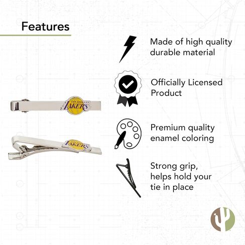 Desert Cactus Los Angeles Lakers LA NBA National Basketball Association Logo Tie Bar (Tie Bar) in Saudi Arabia