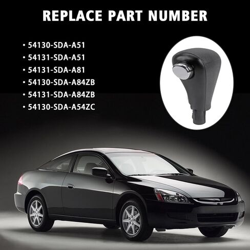 ZONFANT Gear Shift Knob Handle, Automatic Shifter Knob Lever Compatible with 2003-2006 Honda Accord, Replace#54130-SDA-A51 54130-SDA-A84ZB in Saudi Arabia