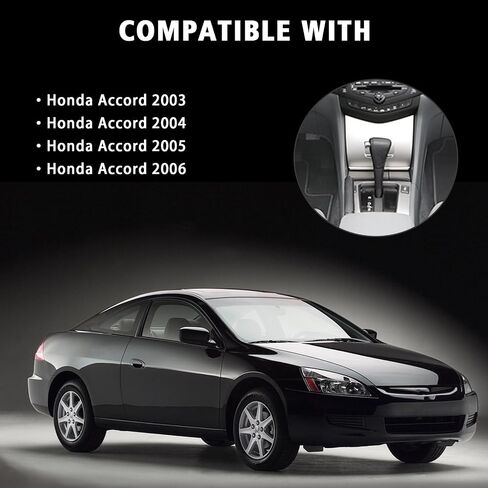 ZONFANT Gear Shift Knob Handle, Automatic Shifter Knob Lever Compatible with 2003-2006 Honda Accord, Replace#54130-SDA-A51 54130-SDA-A84ZB in Saudi Arabia