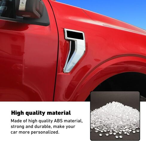 Linskip Fender Side Emblem Trim Compatible with Ford F150 F250 F350 2021 2022 2023, F150 Fender Badges Cover, F-150 Enterior Accessories(Carbon Fiber Pattern) in Saudi Arabia