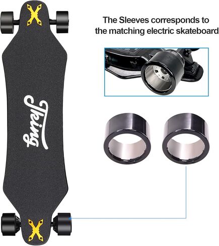 لوح تزلج كهربائي JKING بأكمام من البولي يوريثان قابلة للاستبدال لمحرك المحور (قطعتان) in Kuwait