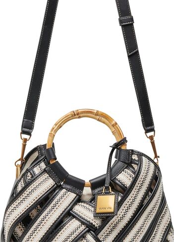 Dolce Vita Elsie Woven Satchel Bamboo Handle, Multi in Saudi Arabia