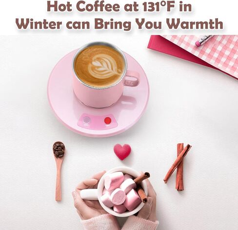 Coffee Mug Warmer and Cooler for Desk 2-in-1 Drink Chiller with Heating Mode USB Heating and Cooling Mat Coffee Tea Beverage Cans Cooler & Warmer Heater Chilling Coaster with 11oz Mug Set in Saudi Arabia