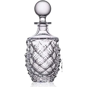 Morris Collection Modern Crystal Hand-Crafted Decorative Bottle 22 Oz in Saudi Arabia