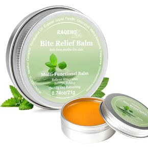 كريم تخفيف حكة لدغة البعوض، 0.74 أونصة مضاد للحكة، حشرة بعد العض، كريم علاج للدغة السفر، حروق الشمس، طفح جلدي، تبريد الجلد، وقف الحكة، بلسم الصيف، والتخييم، والمشي لمسافات طويلة، وأساسيات السفر in Kuwait