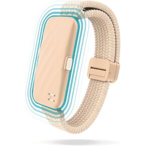 Homedics WakeBand Silent Vibrating Alarm Wristband | Ultra-Light Comfortable Design, 9 Vibration Patterns & 9 Intensities, Up to 6-Day Battery, iOS/Android App in Saudi Arabia