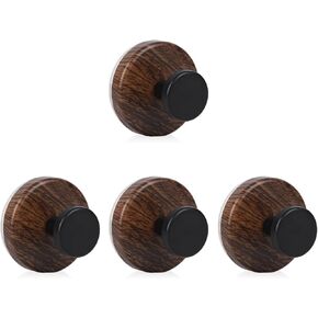 Wreath Hanger for Front Door, Heavy Duty Wreath Hangers for Front Door & Glass Window, Upgrade Suction Cup Hooks for Shower,Christmas Thanksgiving Halloween Easter Valentine (Walnut, 2p) in Saudi Arabia