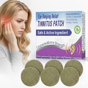 تخفيف طنين الأذن لرنين الأذن، رقعة تخفيف طنين الأذن تقلل بشكل فعال من رنين الأذن، والضوضاء الطنين وعدم الراحة في الأذن، 50 قطعة من رقع علاج طنين الأذن بتركيبة خفيفة، محمولة للنساء والرجال in Kuwait