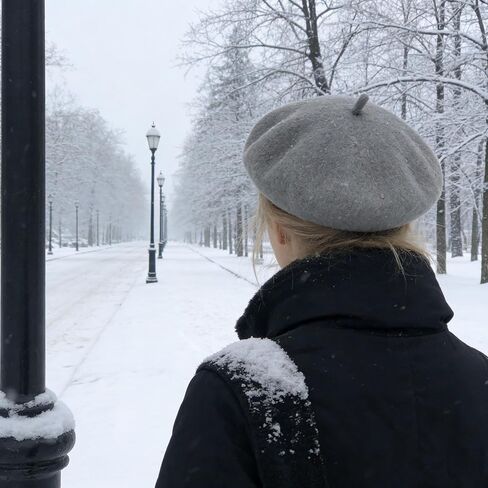 French Wool Beret Hats for Women Man, Beanie Winter, Classic Cap for Women Accessory Winter Daily Wear & Travel Occasions in Saudi Arabia