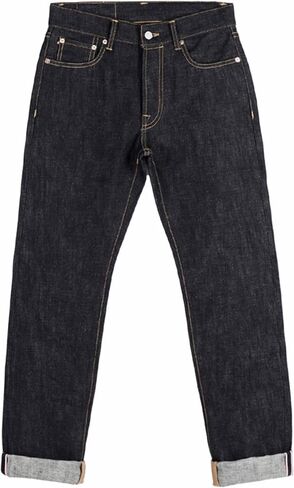 Vintage Red Tornado 16oz Men's Jeans Slim Fit Straight Leg Heavyweight Selvedge Jeans for Men Denim Pants One Wash Blue Jean in Saudi Arabia