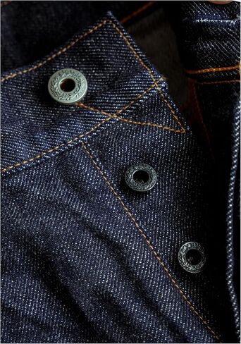 Vintage Red Tornado 16oz Men's Jeans Slim Fit Straight Leg Heavyweight Selvedge Jeans for Men Denim Pants One Wash Blue Jean in Saudi Arabia