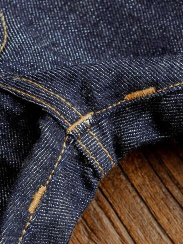 Vintage Red Tornado 16oz Men's Jeans Slim Fit Straight Leg Heavyweight Selvedge Jeans for Men Denim Pants One Wash Blue Jean in Saudi Arabia