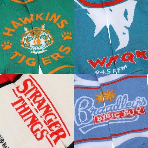 جوارب للكاحل للموسم الخامس من Bioworld Stranger Things (5 عبوات) in Kuwait