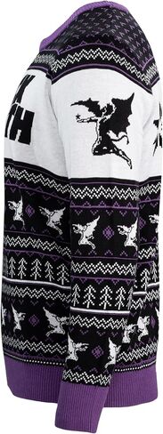 سترة Black Sabbath Classic Music Rock Band Festive محبوكة مرخصة رسميًا لعيد الميلاد القبيح من Life Clothing in Saudi Arabia