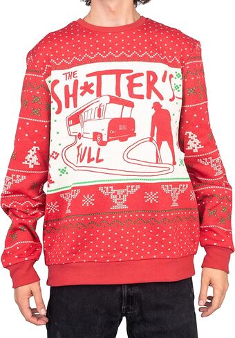National Lampoons Christmas Vacation Shitters Full Cousin Eddie Ugly Christmas Sweater in Saudi Arabia