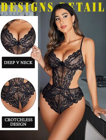 Avidlove Lingerie Robe and Bodysuit,Medium in Saudi Arabia