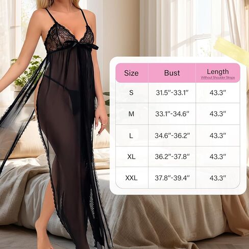 Lingerie for Women Sexy Babydoll Chemise Naughty Lingerie Sets Nightgown Sexy Lace Dress Sleepwear Teddy Outfits for Women in Saudi Arabia