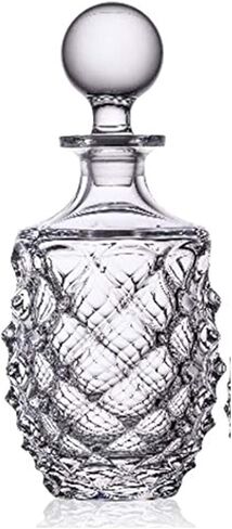 Morris Collection Modern Crystal Hand-Crafted Decorative Bottle 22 Oz in Saudi Arabia