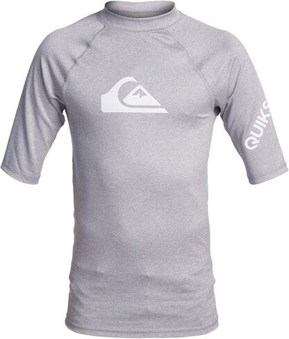 قميص Quiksilver Boys Time قصير الأكمام للشباب Rashguard Surf in Saudi Arabia