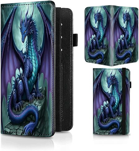 Rossy Checkbook Cover for Men & Women PU Leather Slim Check Book Holder Wallet Covers with Card Slots Duplicate Checks Card Pen Holder with RFID Blocking & Elastic Strap, Camouflage Tree in Saudi Arabia