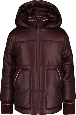 Tommy Hilfiger girls Short Length Heavyweight Puffer Jacket With Polar Fleece Lining in Saudi Arabia