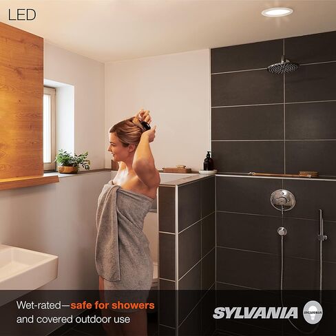 Sylvania 74292 Sylvania Ultra LED RT5/6 Gimbal (Recessed Downlight Kit), 10W, Replaces 65W Incandescent, Plastic Bulbs, 4000K Cool White, Dimmable Down to 10%, 50, 000 Hours in Saudi Arabia