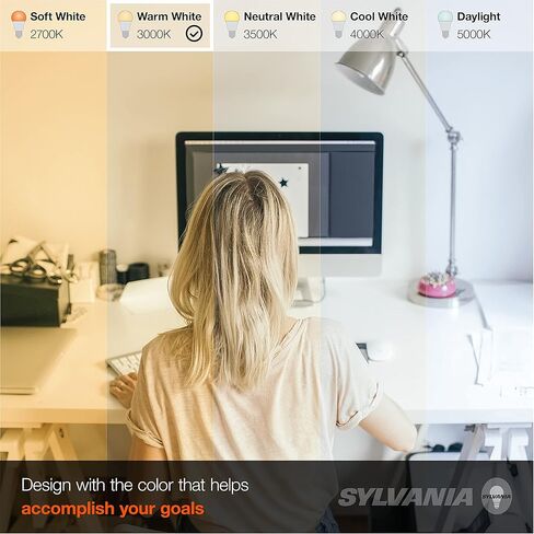 Sylvania 74292 Sylvania Ultra LED RT5/6 Gimbal (Recessed Downlight Kit), 10W, Replaces 65W Incandescent, Plastic Bulbs, 4000K Cool White, Dimmable Down to 10%, 50, 000 Hours in Saudi Arabia