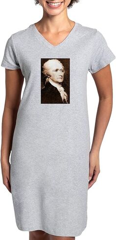 قميص نوم CafePress Alexander Hamilton للسيدات، قميص بيجامة طويل ناعم، بيجامة/بيجامة قطنية in Saudi Arabia
