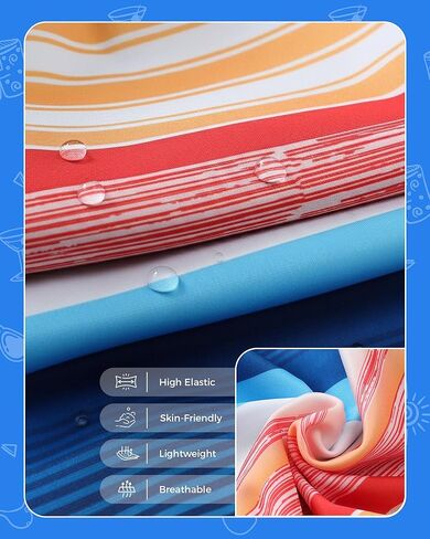 Boys Swim Trunks with Compression Liner Boys Bathing Suit Quick Dry Board Shorts Teen Kids Swimsuits in Saudi Arabia