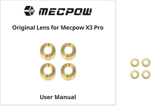 عدسة ليزر أصلية MecPow X3 ، عدسة وحدة نقش L5 ، وسقة التثبيت ، وشفافة للغاية ، ومضادة للزخارف ، ومكافحة بالليزر ، وقاطع الليزر ، والذهبي. in Saudi Arabia