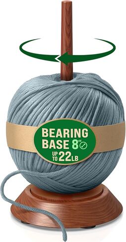 BARVA Yarn Holder with Bearing Twirling Mechanism - Durable Yarn Holder for Crocheting & Knitting - Smooth Yarn Spinner for Crochet Lovers - Crochet Yarn Holder for All Yarn Types in Kuwait