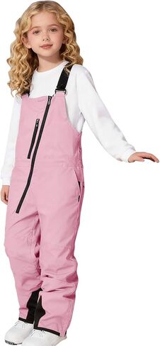 سراويل ثلج للأطفال معزولة ضد الماء ومضادة للرياح للتزلج على الجليد، ملابس شتوية دافئة للرياضات الخارجية، مرايل ثلج، ملابس رياضية in Kuwait