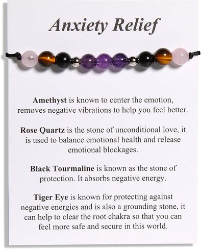 Triple Protection Bracelets Negative Energy Blocker, Black Tourmaline and Obsidian Bracelets for Women Men, Gifts for Him Her in Kuwait